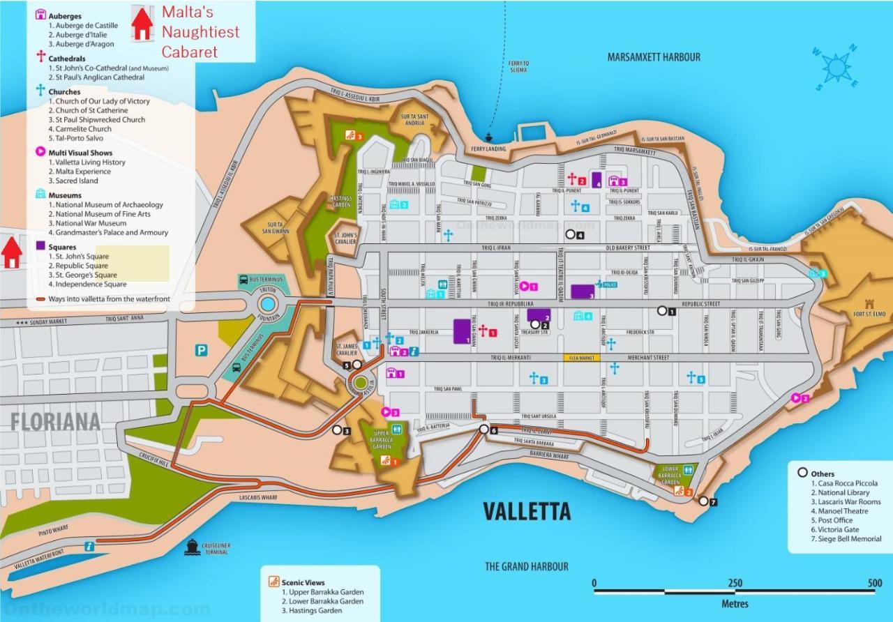 Malta'S Naughtiest Cabaret Leilighet Floriana Eksteriør bilde
